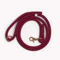 The Bordeaux Braided Rope Lead