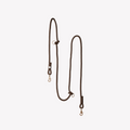 Brown Hands-Free Braided Leash