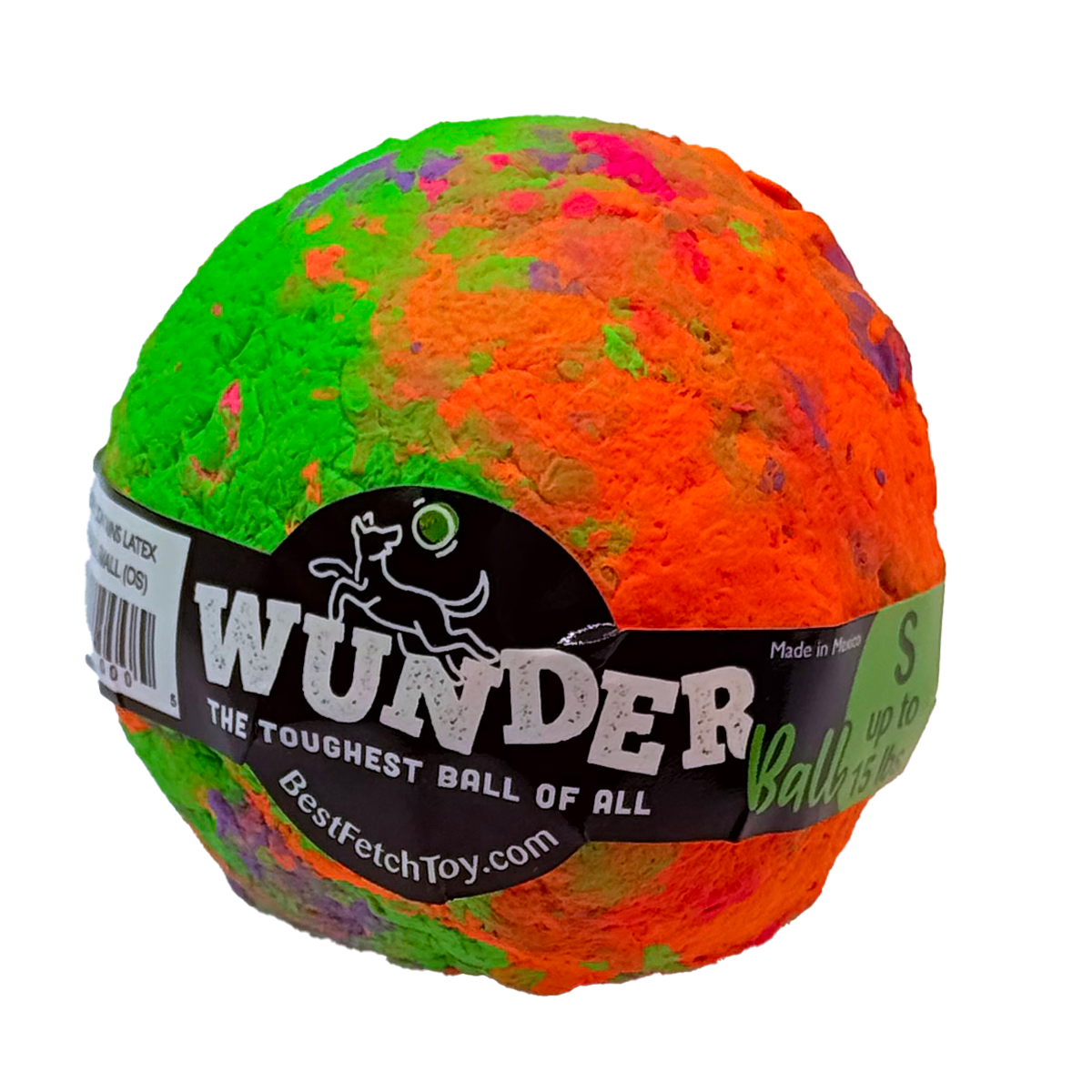 The WUNDERball Natural Rubber Fetch Ball