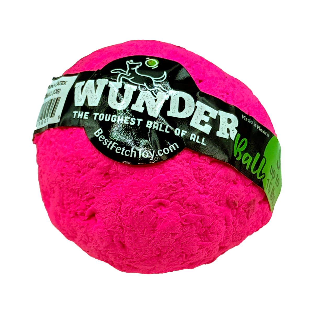 The WUNDERball Natural Rubber Fetch Ball