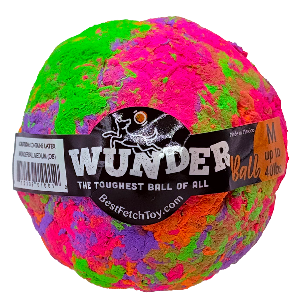 The WUNDERball Natural Rubber Fetch Ball