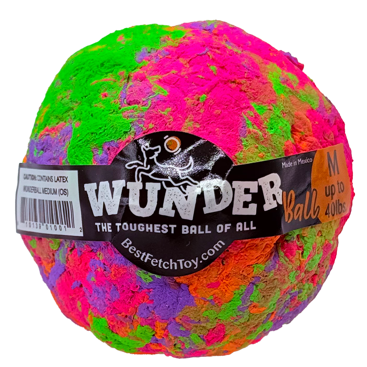 The WUNDERball Natural Rubber Fetch Ball