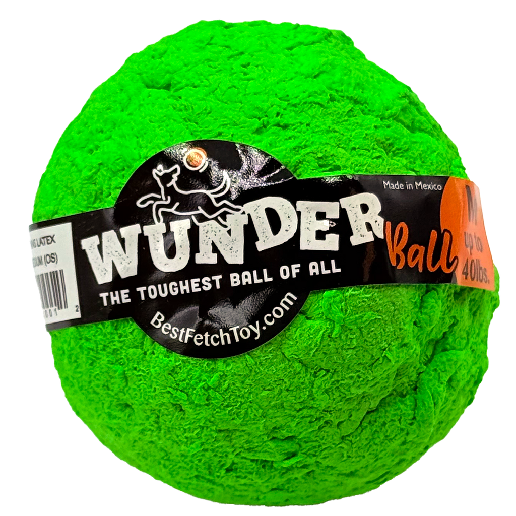 The WUNDERball Natural Rubber Fetch Ball