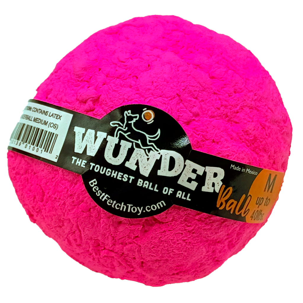 The WUNDERball Natural Rubber Fetch Ball
