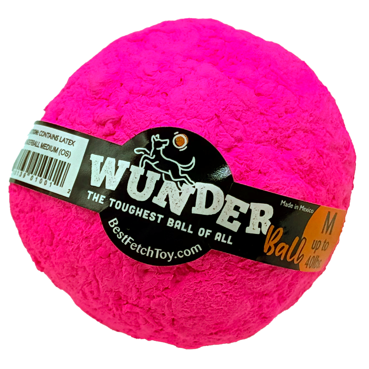 The WUNDERball Natural Rubber Fetch Ball