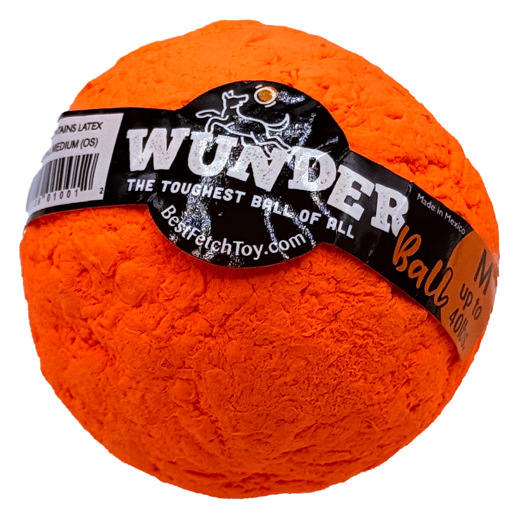 The WUNDERball Natural Rubber Fetch Ball