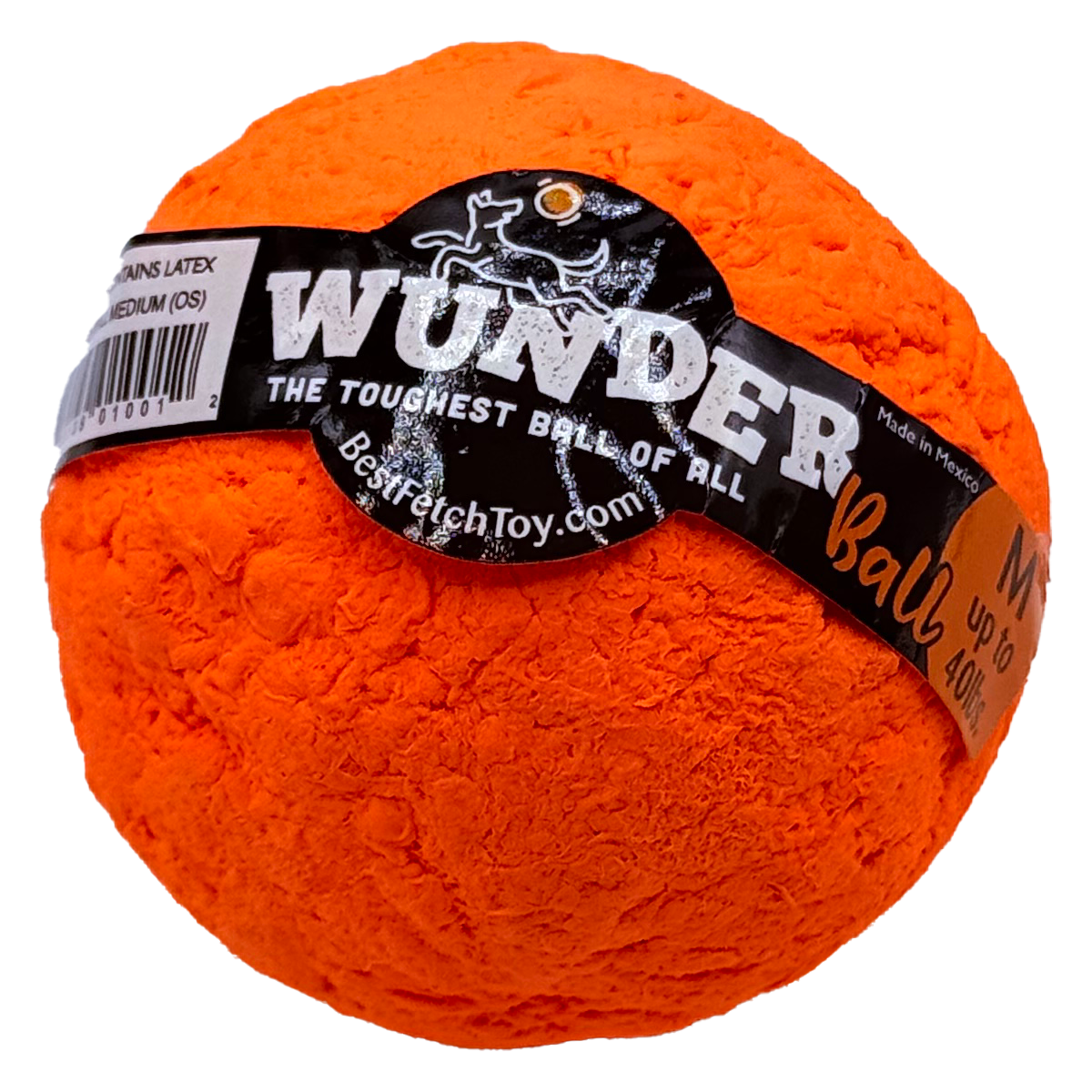 The WUNDERball Natural Rubber Fetch Ball