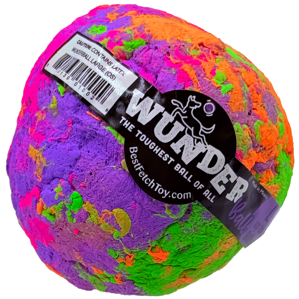 The WUNDERball Natural Rubber Fetch Ball