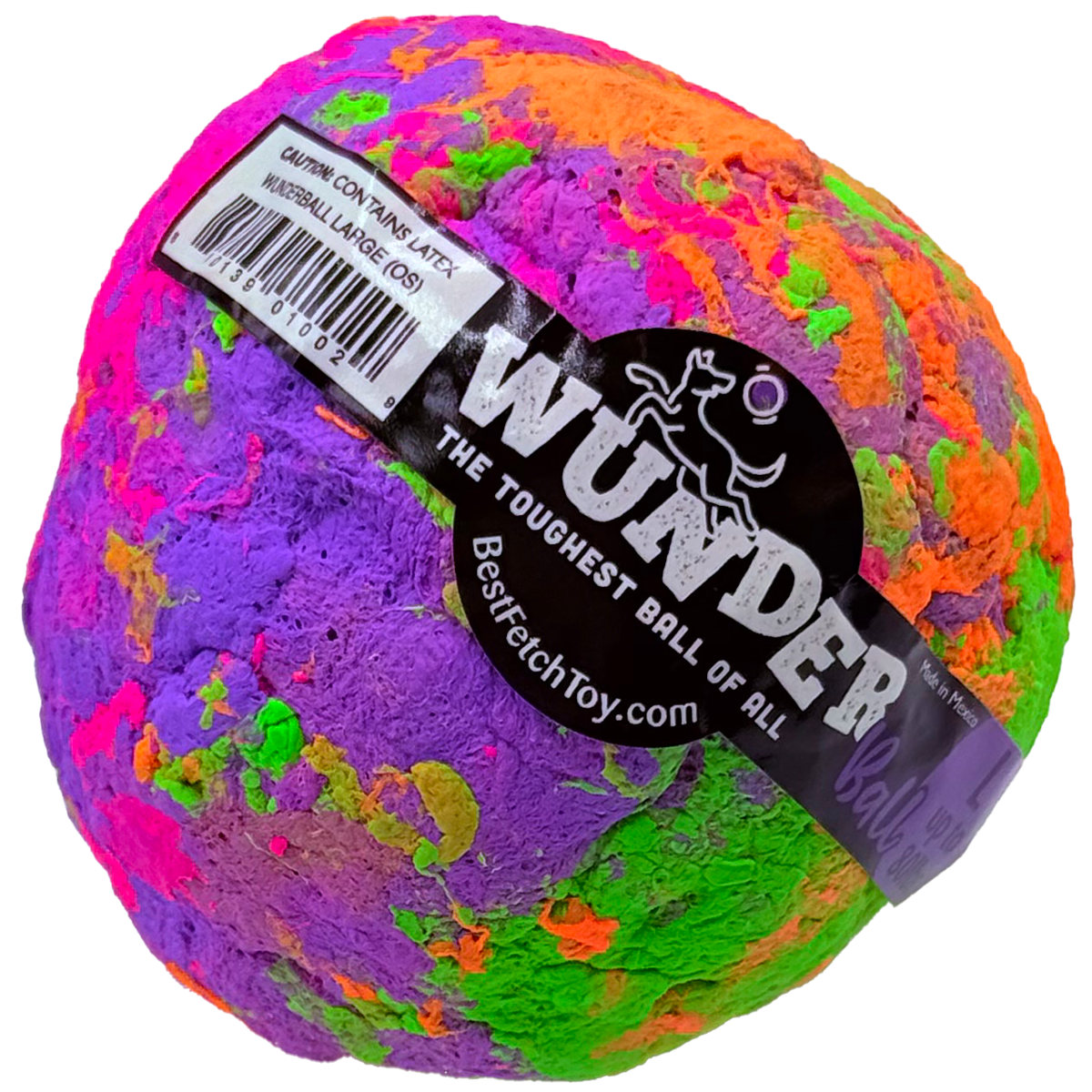 The WUNDERball Natural Rubber Fetch Ball