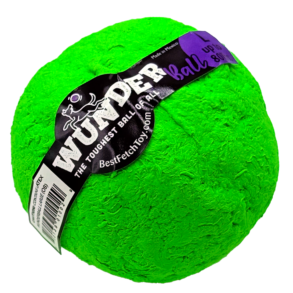 The WUNDERball Natural Rubber Fetch Ball