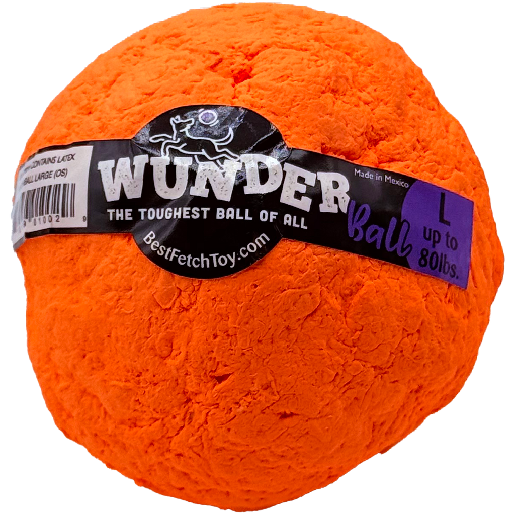 The WUNDERball Natural Rubber Fetch Ball