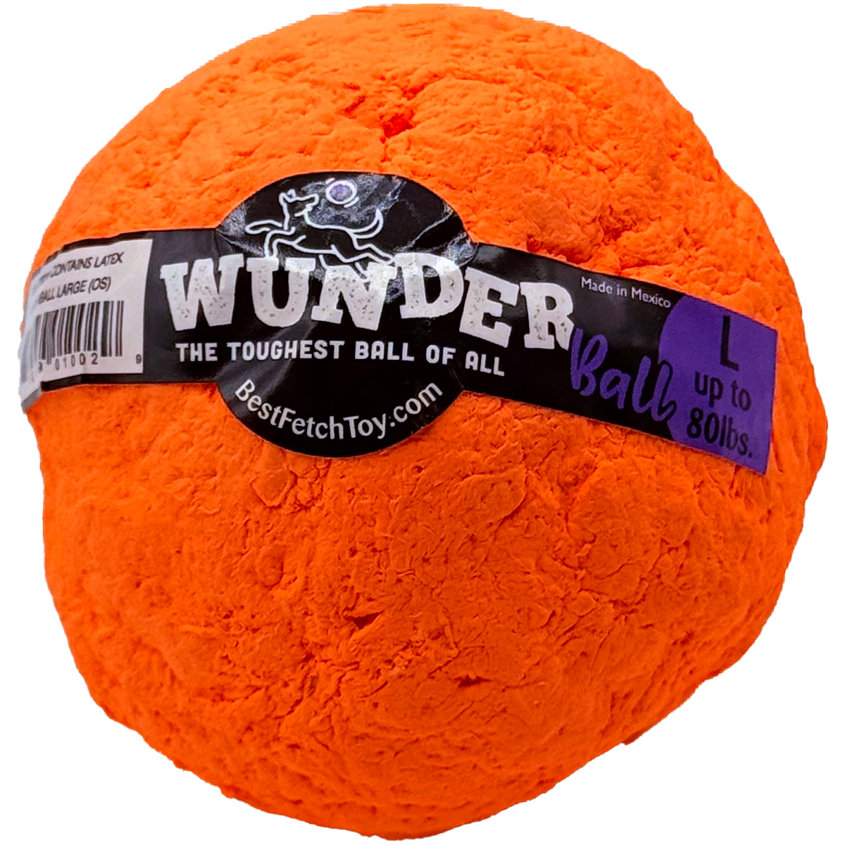 The WUNDERball Natural Rubber Fetch Ball