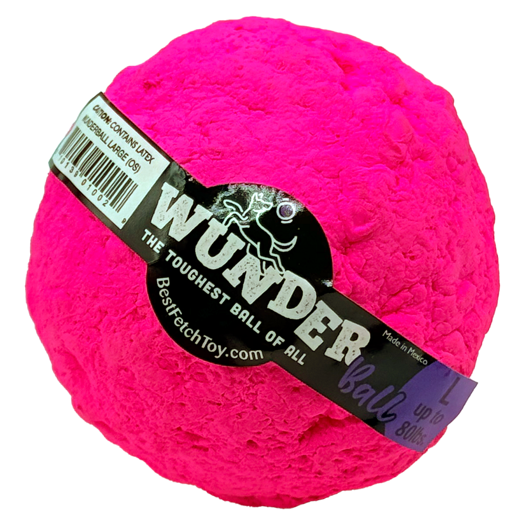 The WUNDERball Natural Rubber Fetch Ball