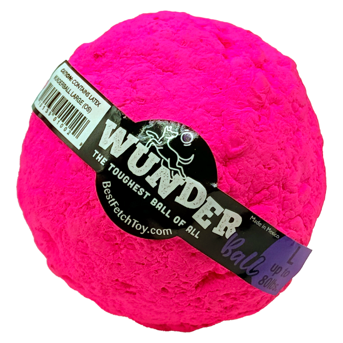 The WUNDERball Natural Rubber Fetch Ball
