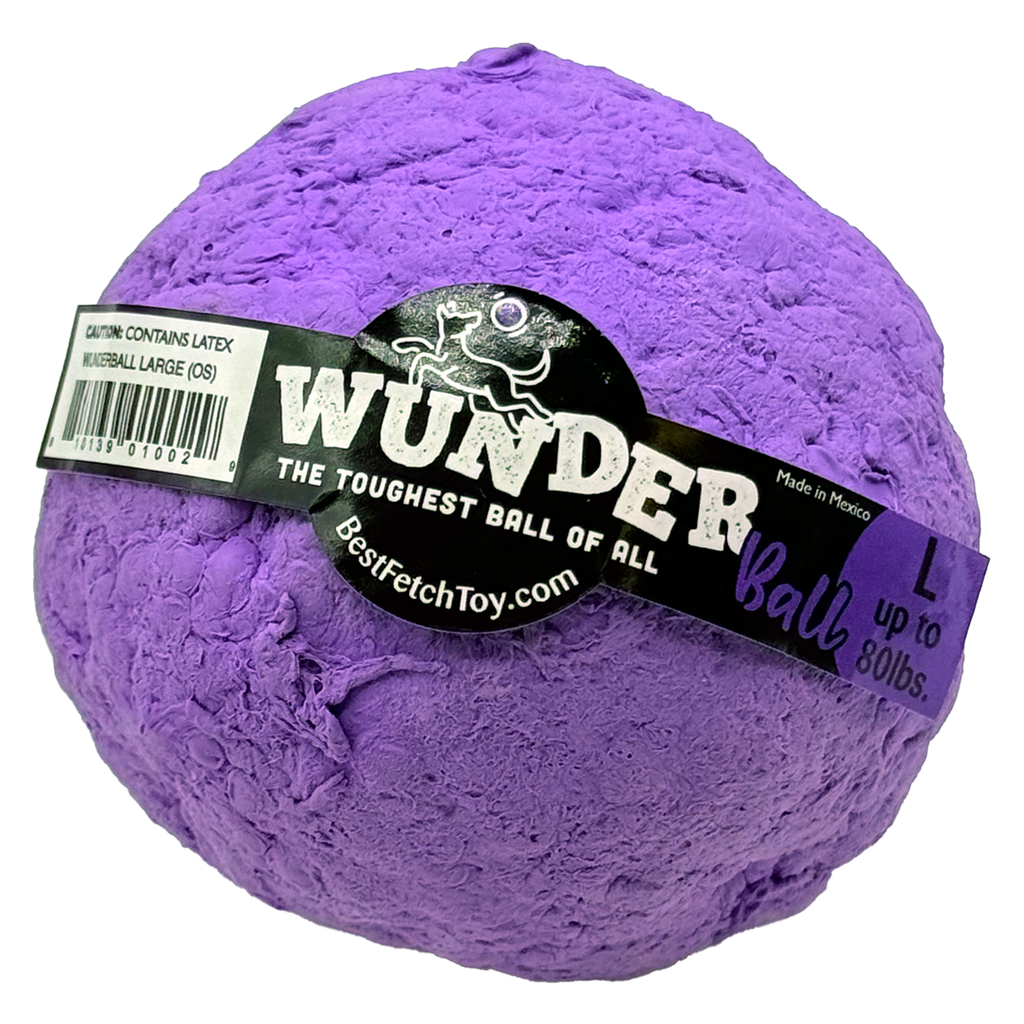 The WUNDERball Natural Rubber Fetch Ball