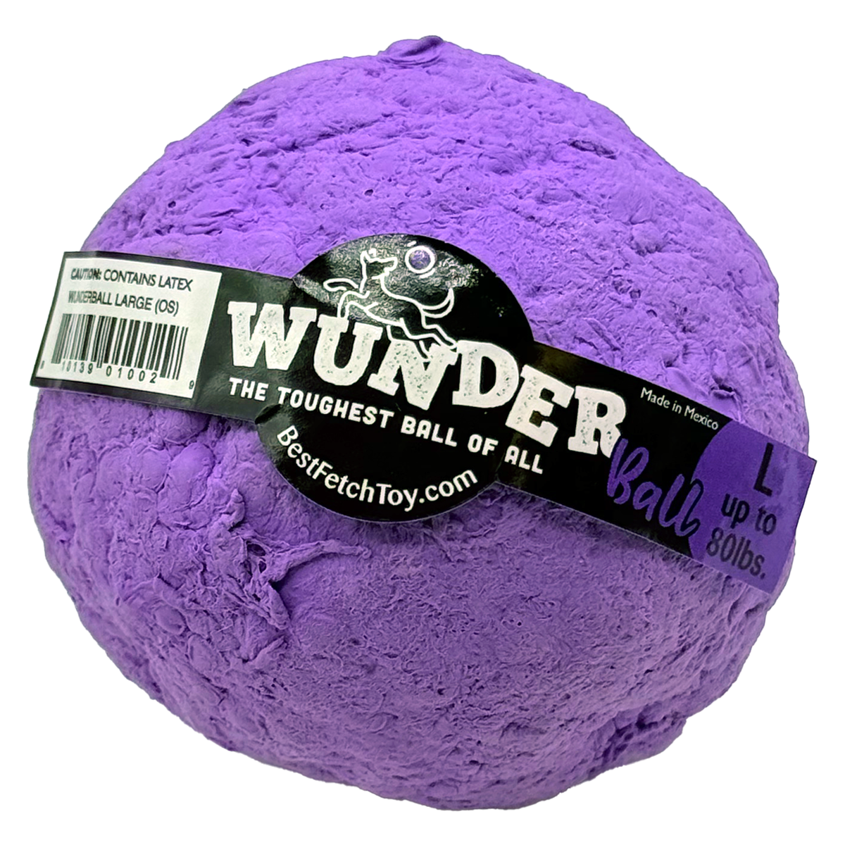 The WUNDERball Natural Rubber Fetch Ball