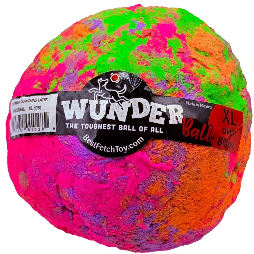 The WUNDERball Natural Rubber Fetch Ball
