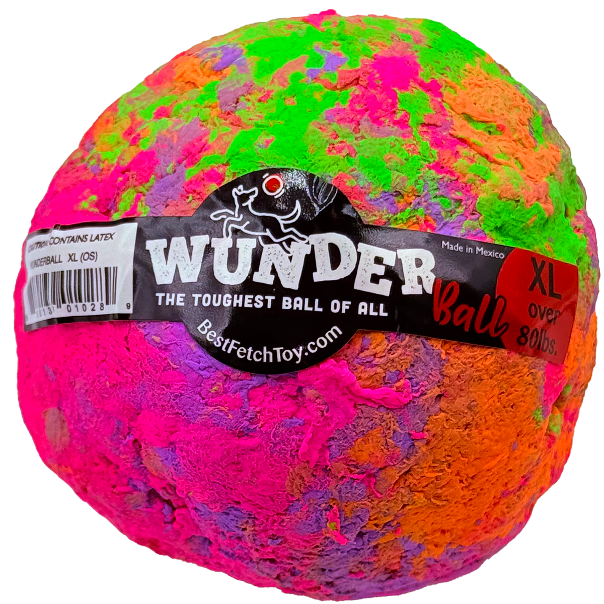 The WUNDERball Natural Rubber Fetch Ball