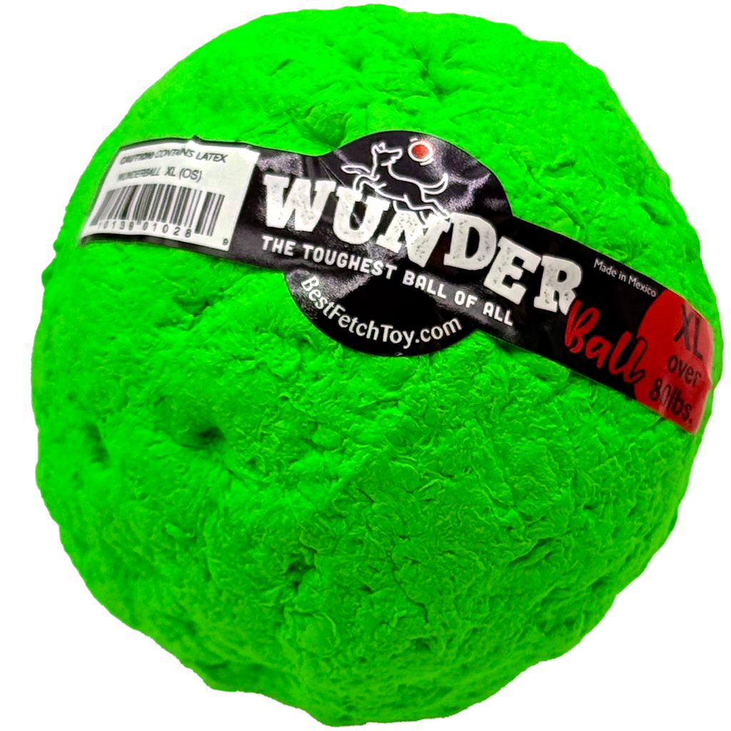 The WUNDERball Natural Rubber Fetch Ball