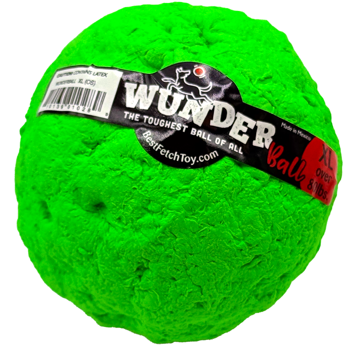 The WUNDERball Natural Rubber Fetch Ball