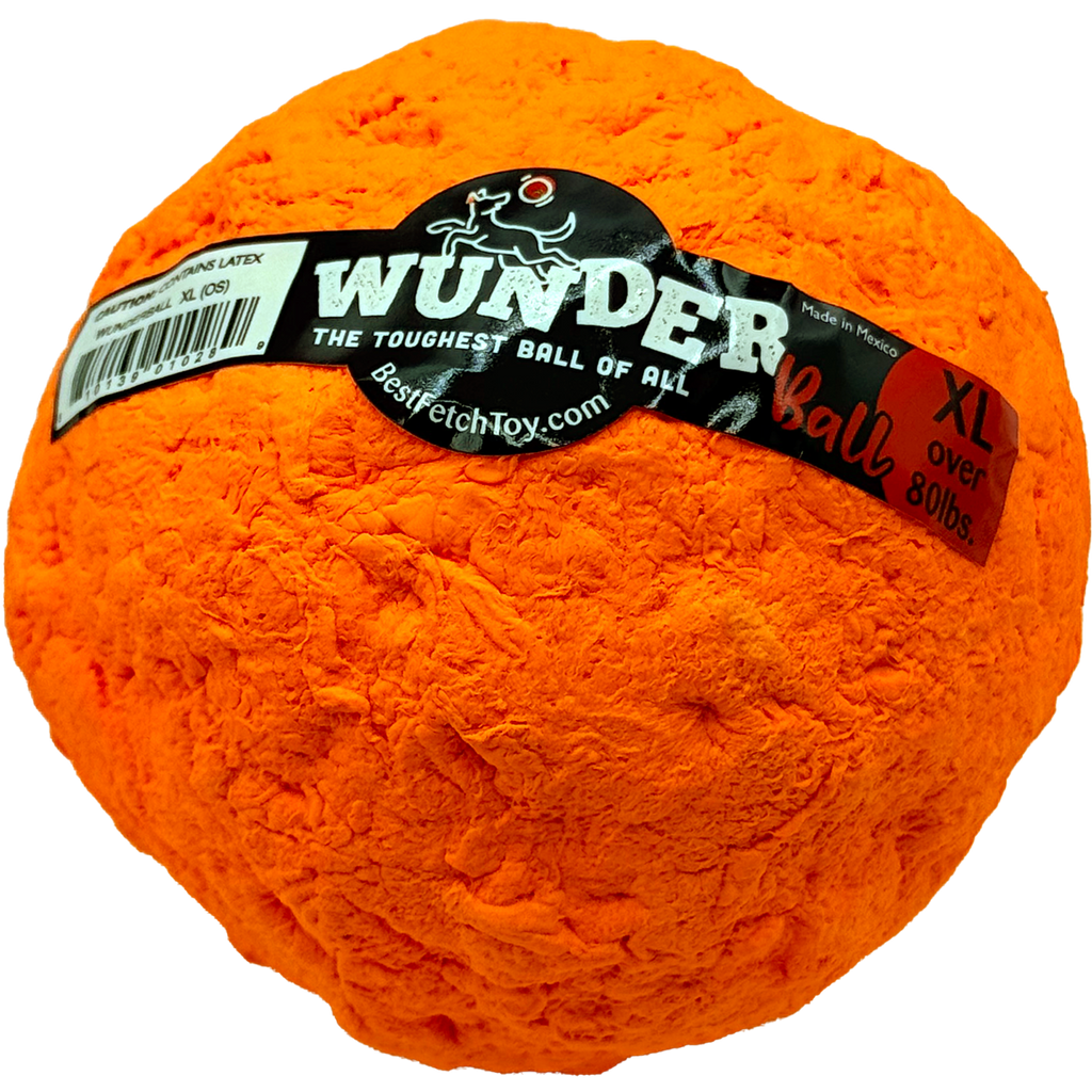 The WUNDERball Natural Rubber Fetch Ball