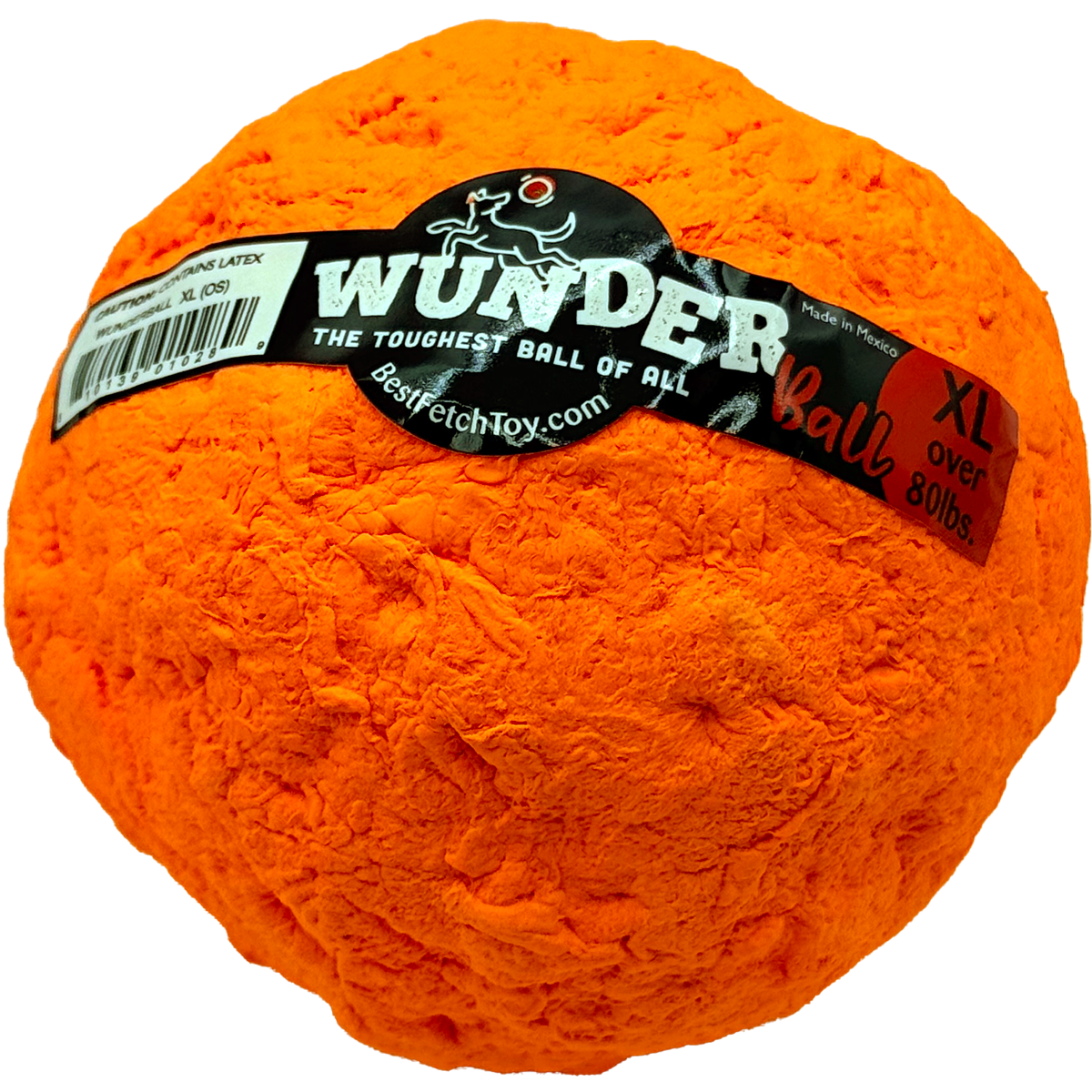 The WUNDERball Natural Rubber Fetch Ball