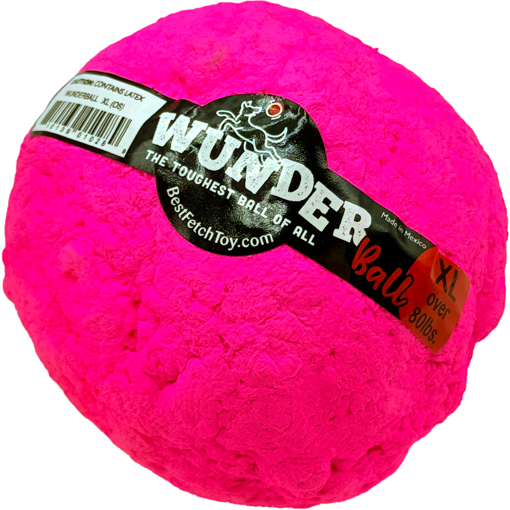 The WUNDERball Natural Rubber Fetch Ball