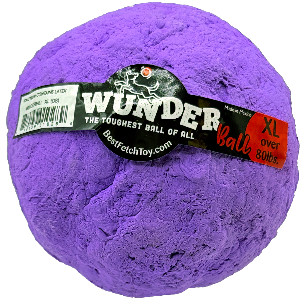 The WUNDERball Natural Rubber Fetch Ball