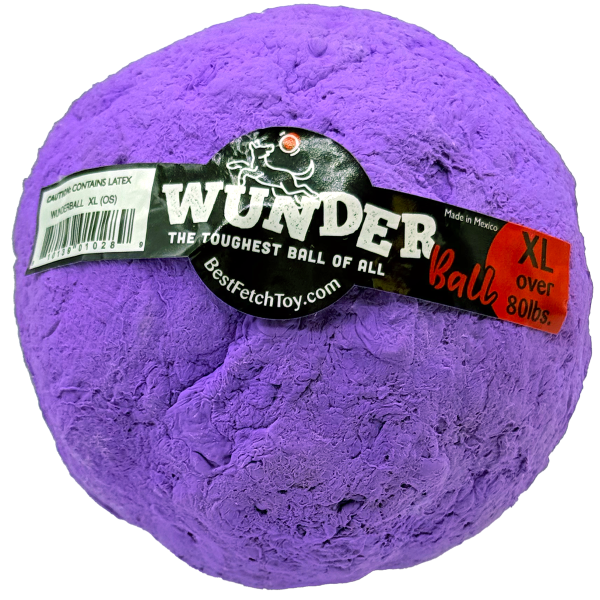 The WUNDERball Natural Rubber Fetch Ball