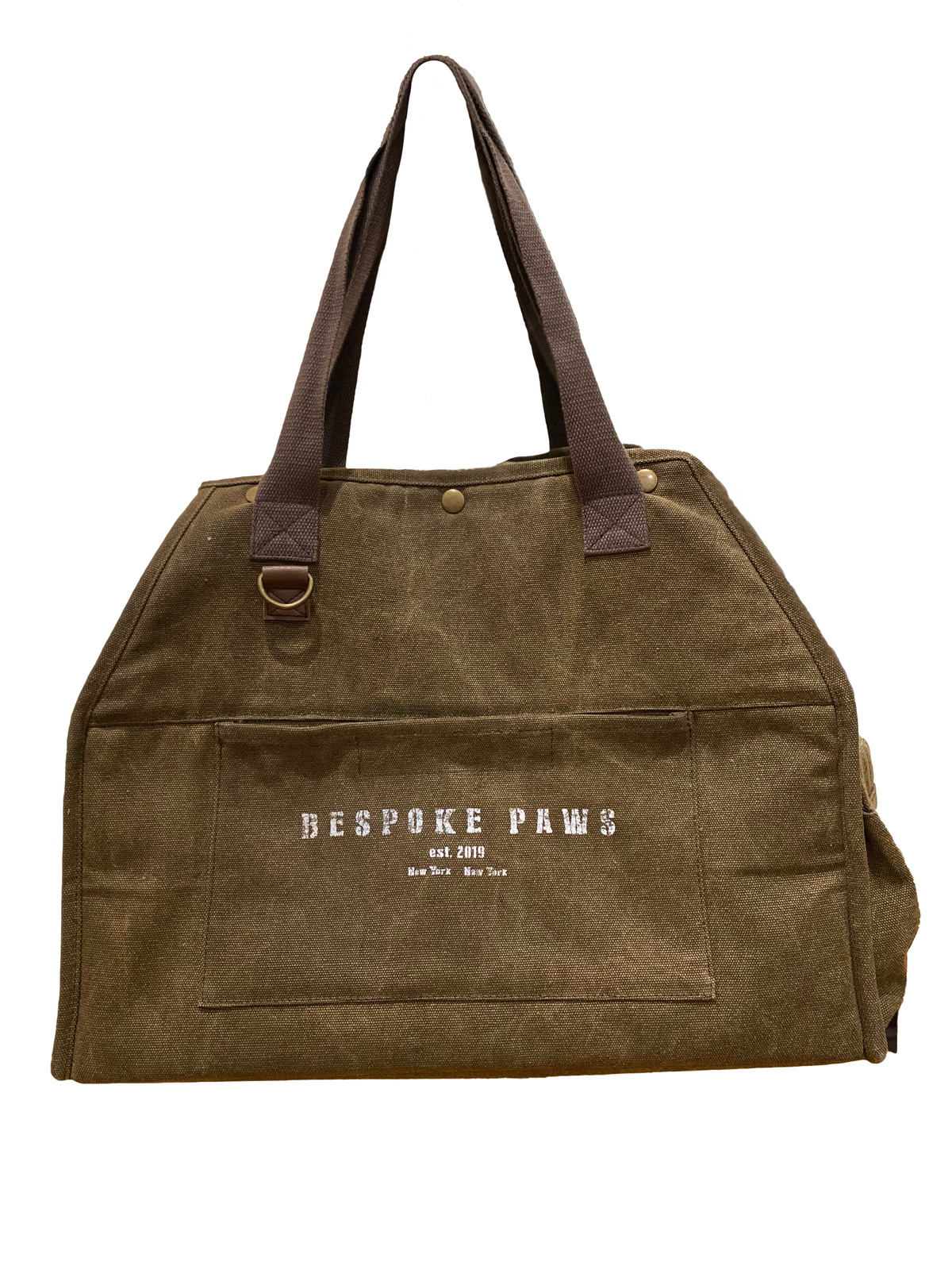 The Army Green Daily Dog Carrier by Bespoke Paws