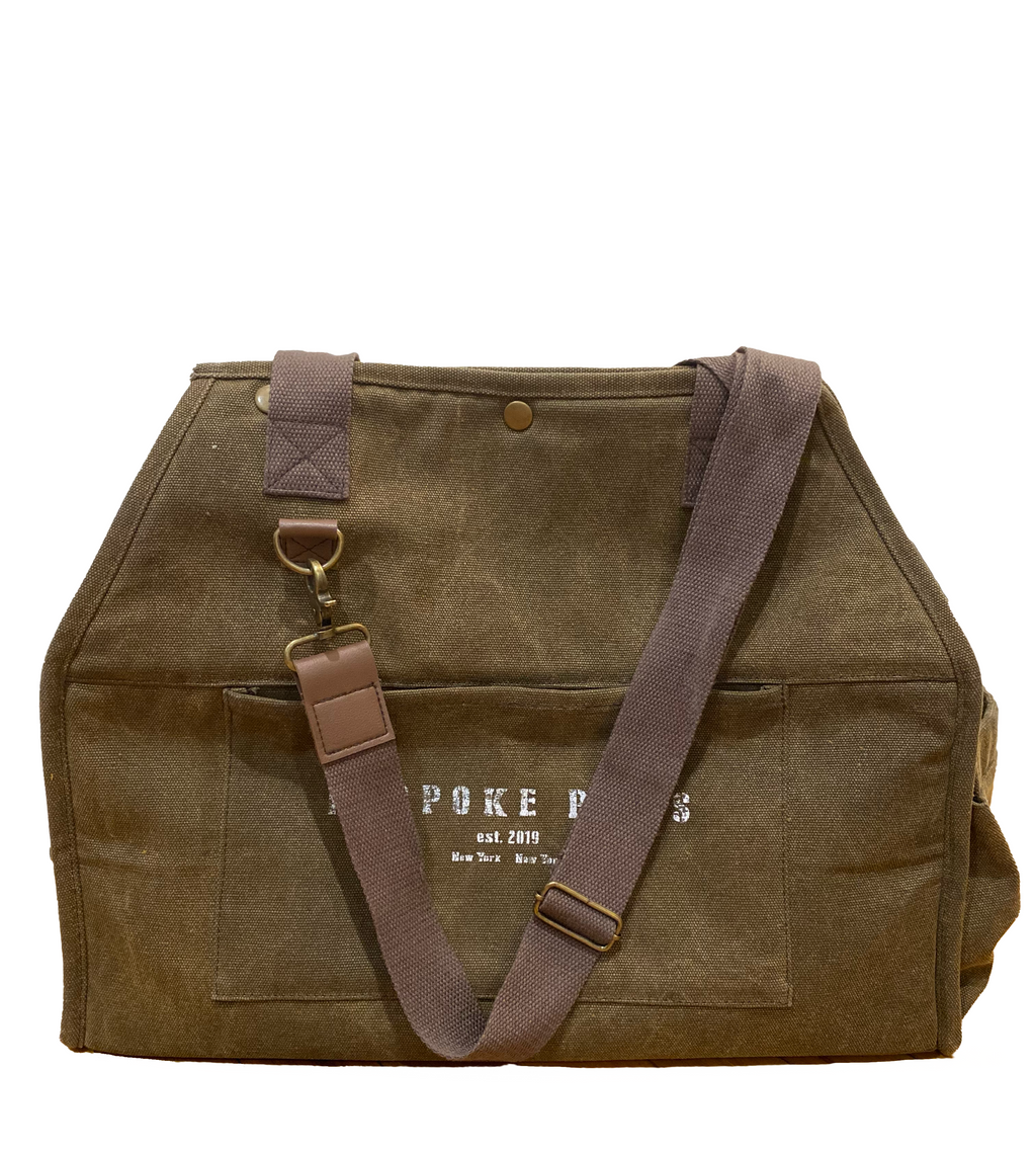 The Army Green Daily Dog Carrier by Bespoke Paws