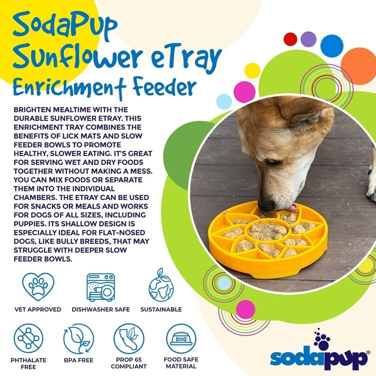 Sunflower Enrichment Feeder by SodaPup