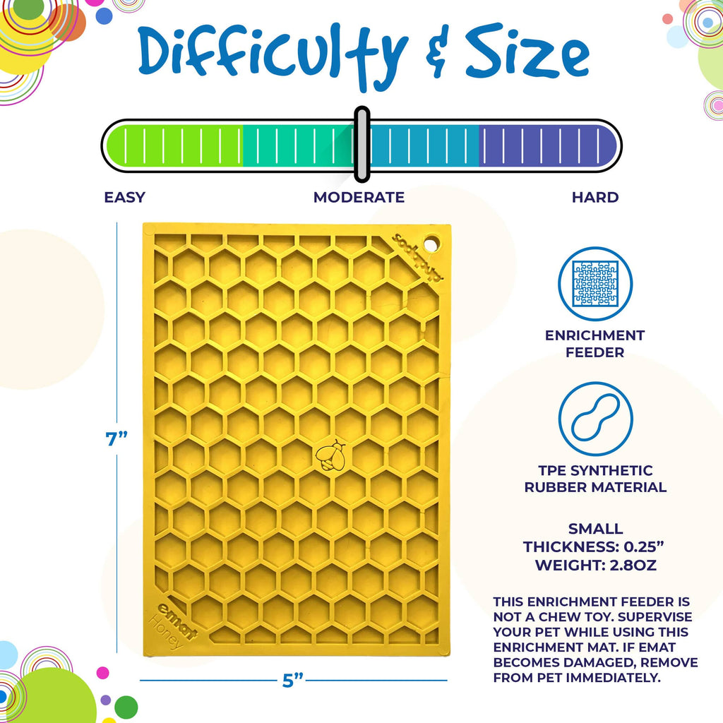 The Honeycomb Enrichment Lick Mat by SodaPup