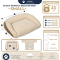The Scout Corduroy Bolster Bed by HuggleHounds