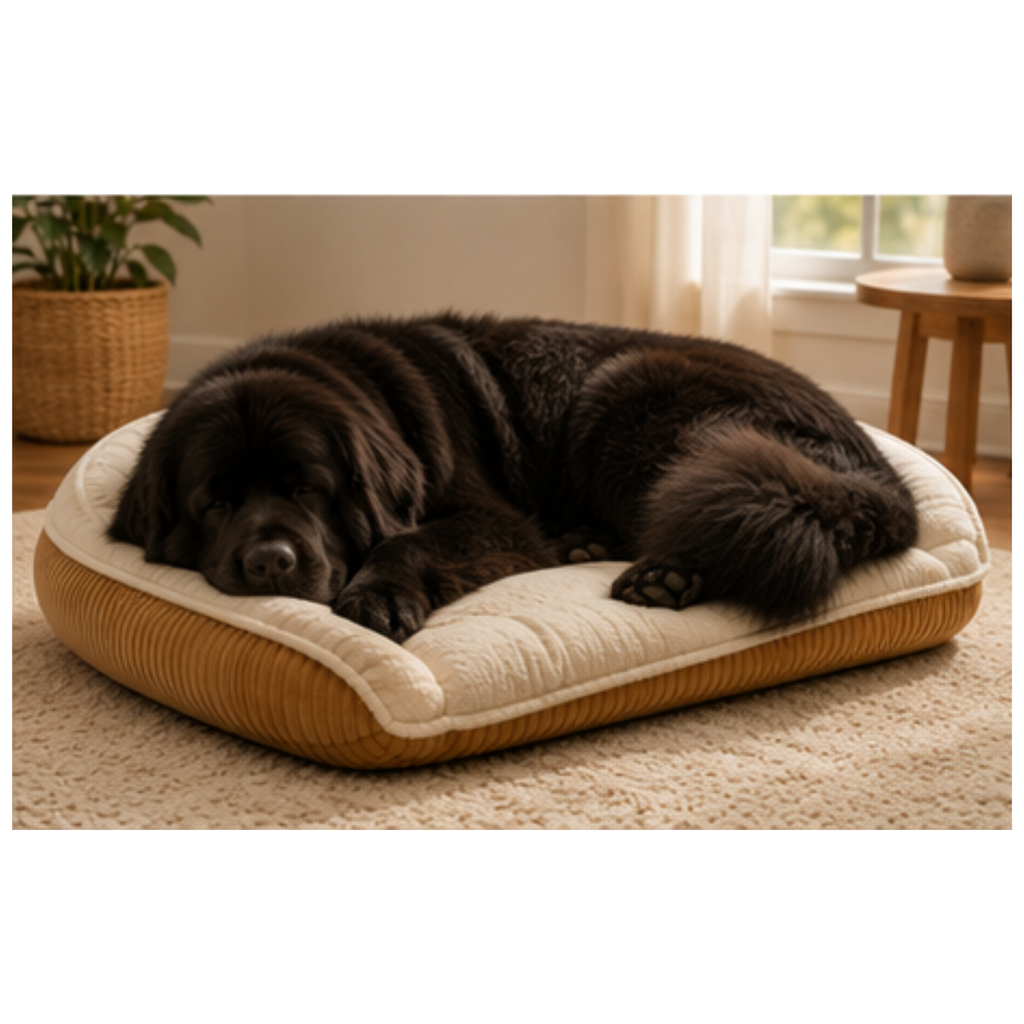 The Scout Corduroy Bolster Bed by HuggleHounds