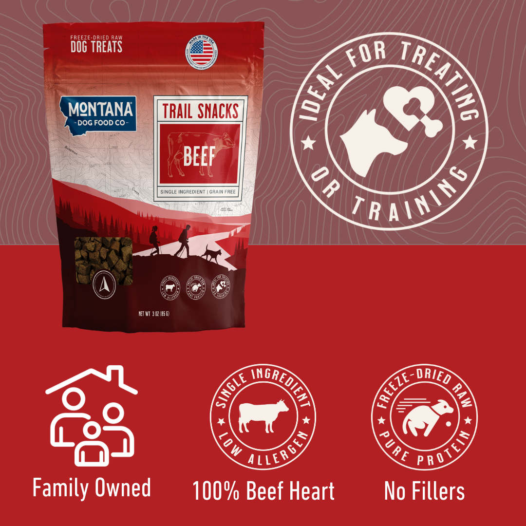 Montana Beef Heart Trail Treats