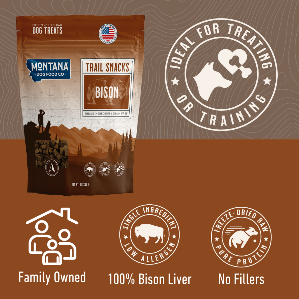 Montana Bison Liver Trail Treats
