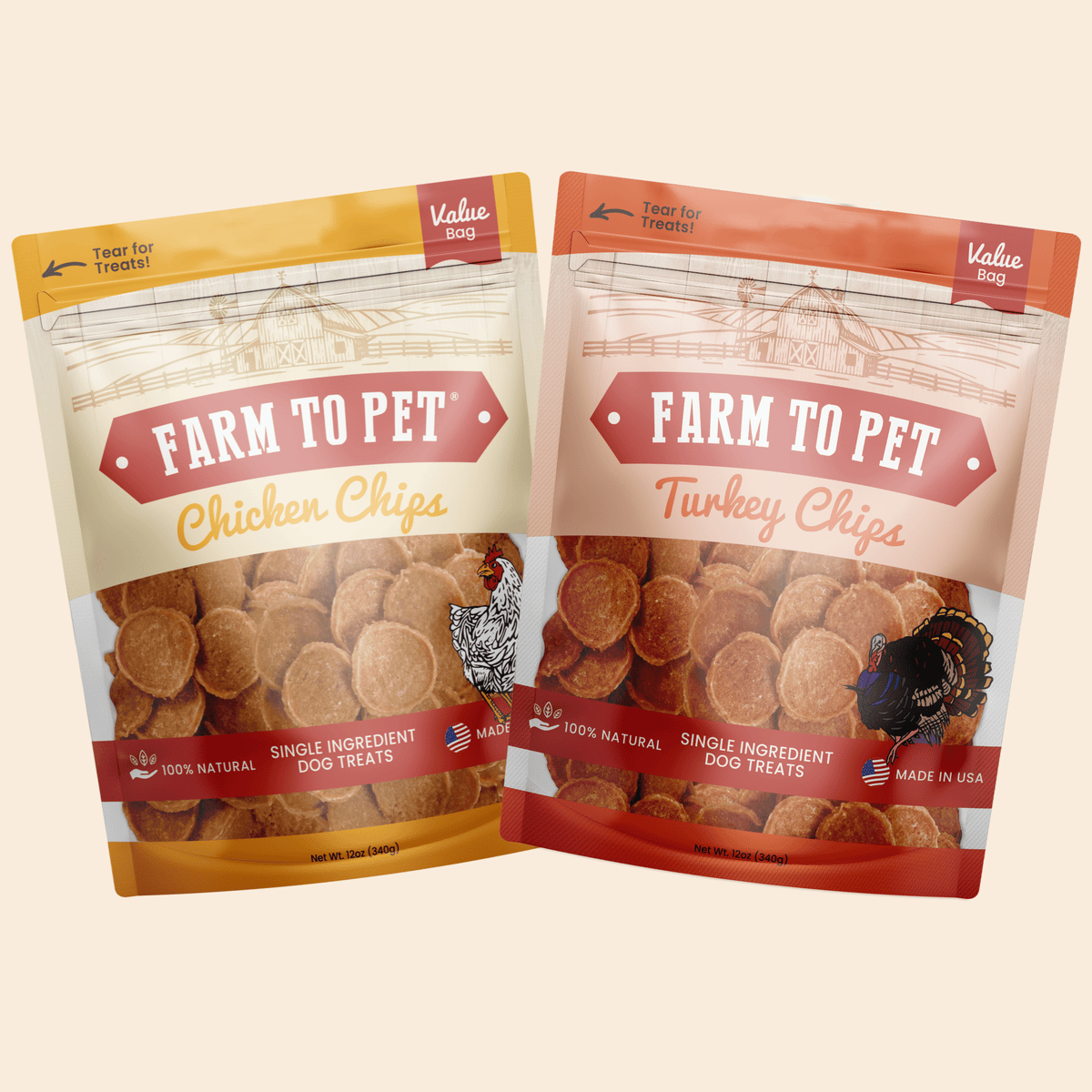 The Good Dog Treat Duo by Farm to Pet