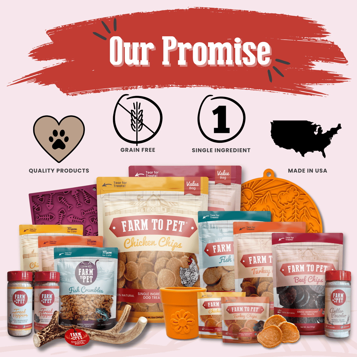 Puppy Training Treat Sampler — Single-Ingredient Protein Treats
