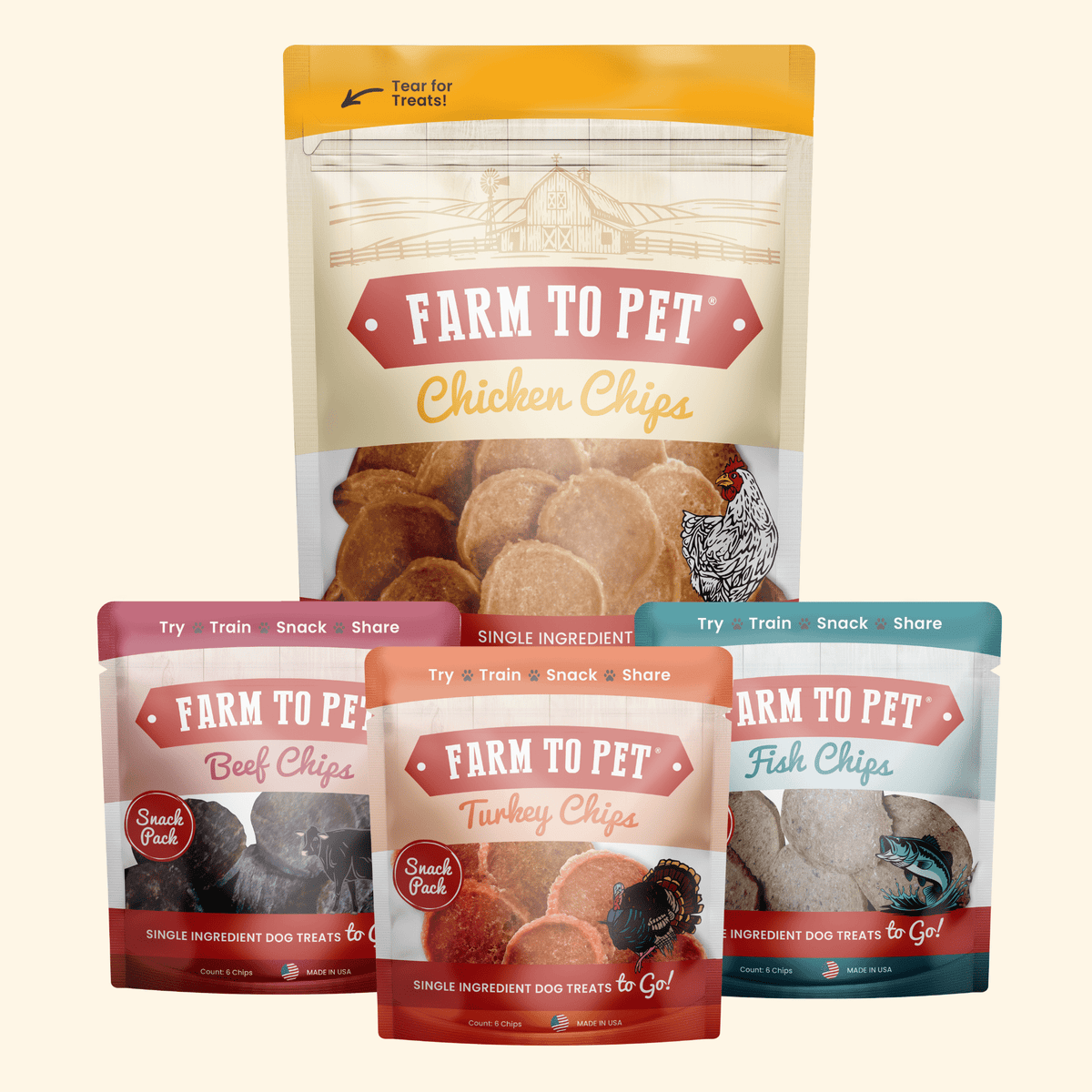 Puppy Training Treat Sampler — Single-Ingredient Protein Treats