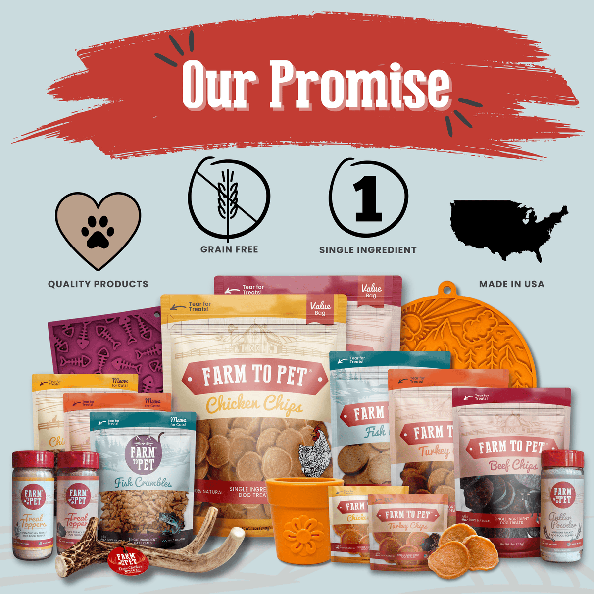 Puppy Training Treat Sampler — Single-Ingredient Protein Treats