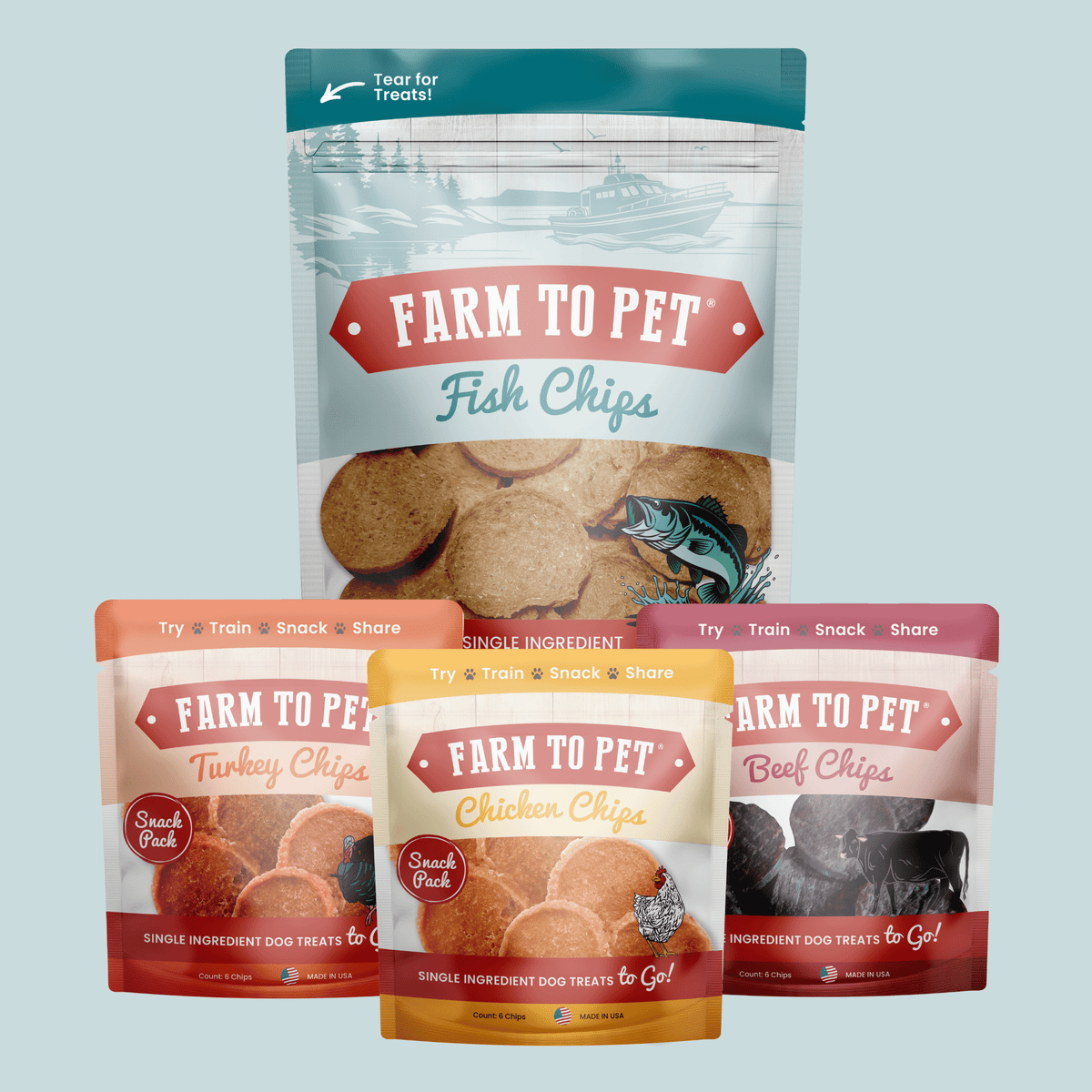 Puppy Training Treat Sampler — Single-Ingredient Protein Treats