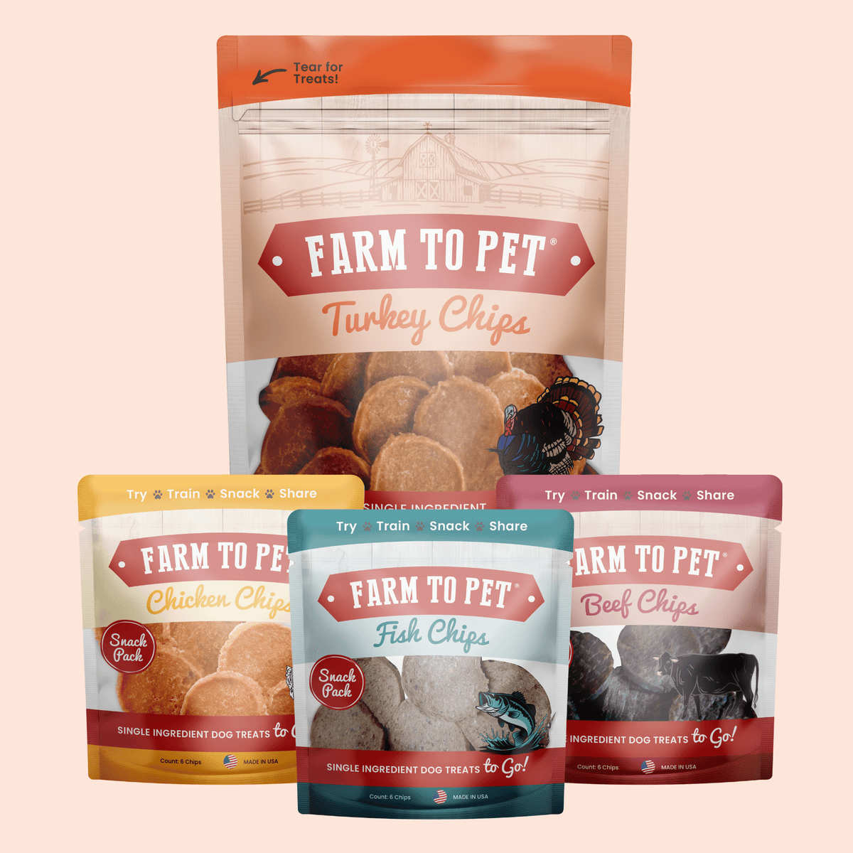 Puppy Training Treat Sampler — Single-Ingredient Protein Treats