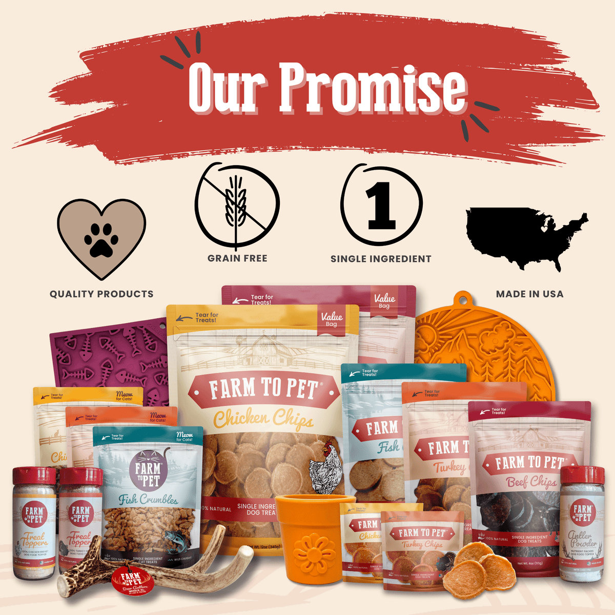 The Good Dog Treat Duo by Farm to Pet