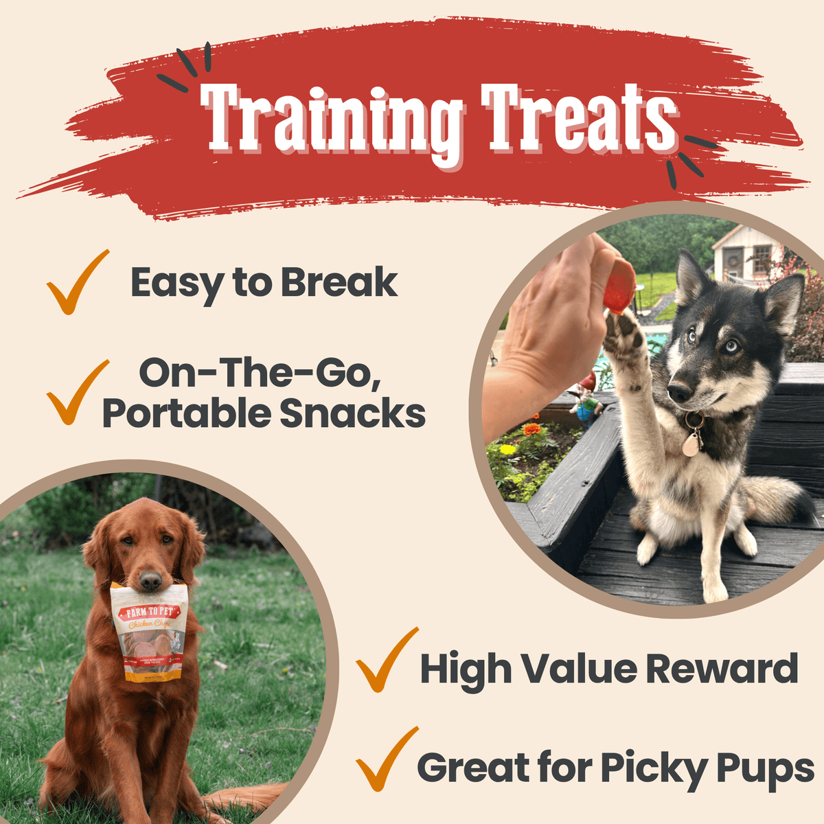 The Good Dog Treat Duo by Farm to Pet