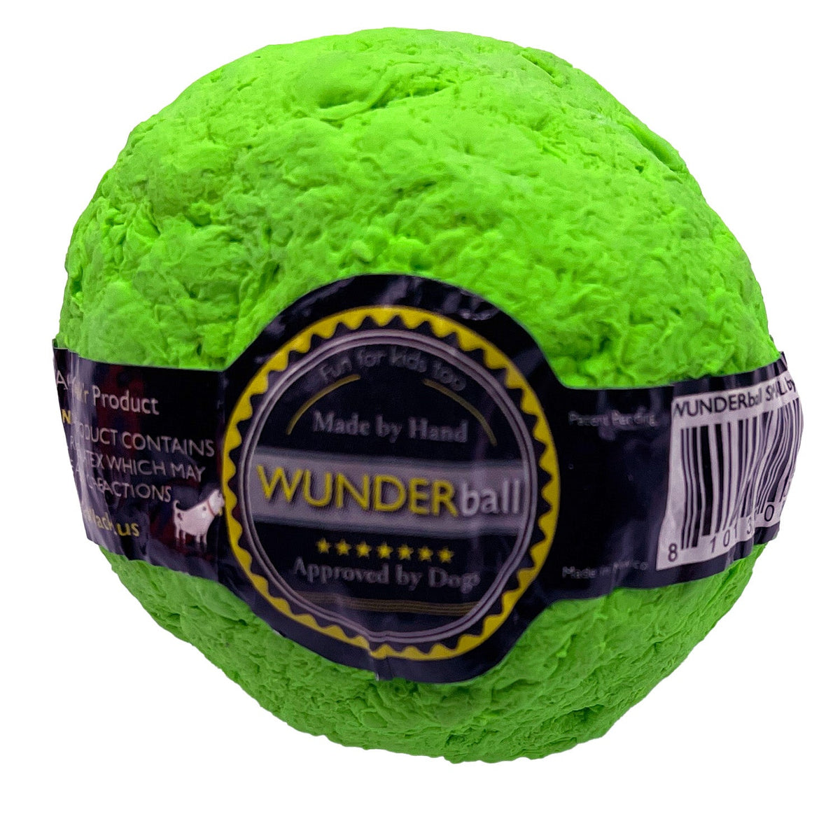 The WUNDERball Natural Rubber Fetch Ball