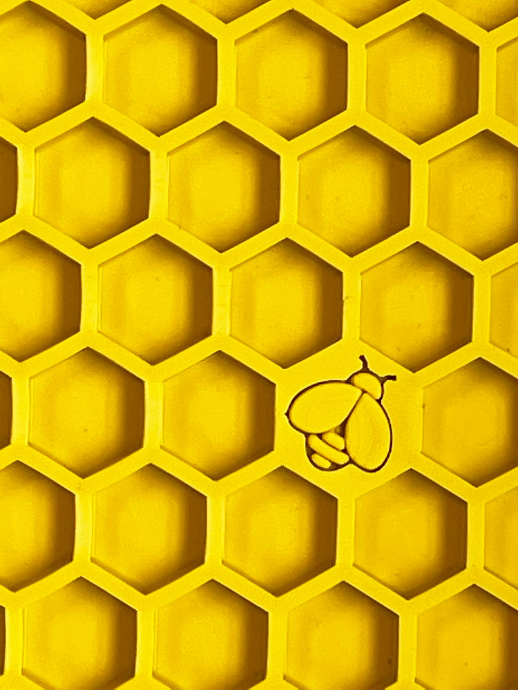 The Honeycomb Enrichment Lick Mat by SodaPup
