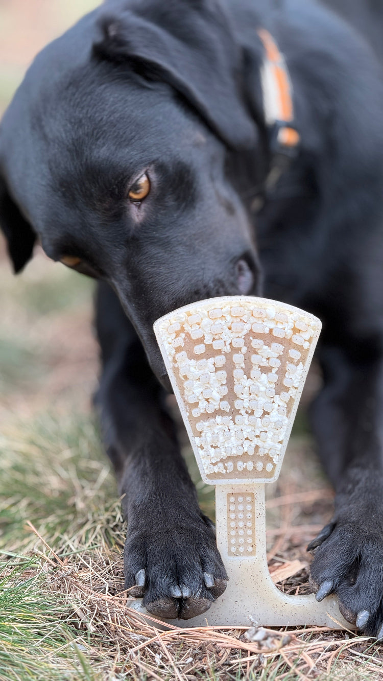 The Waffle Tower Chew & Enrichment Toy by SodaPup