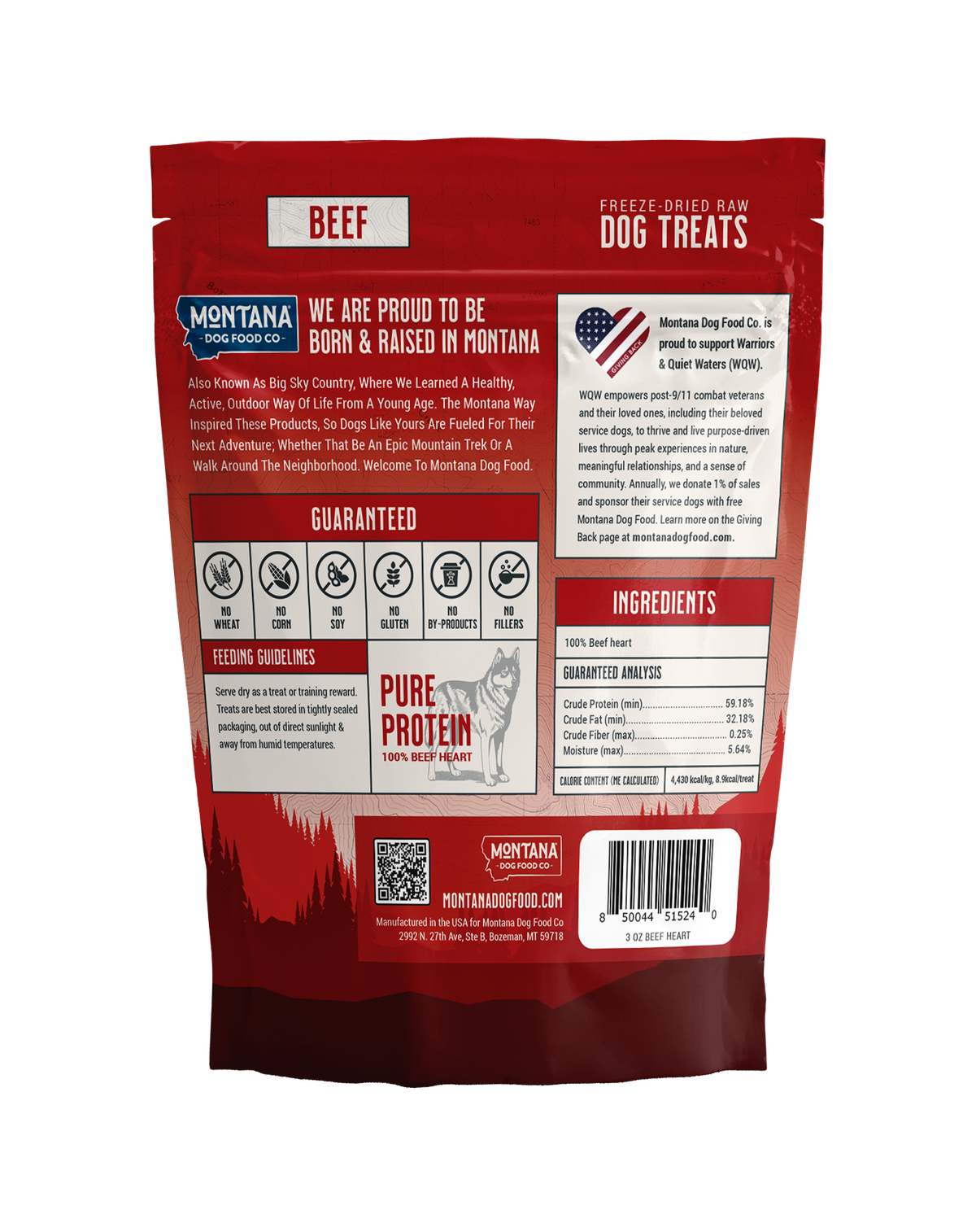 Montana Beef Heart Trail Treats