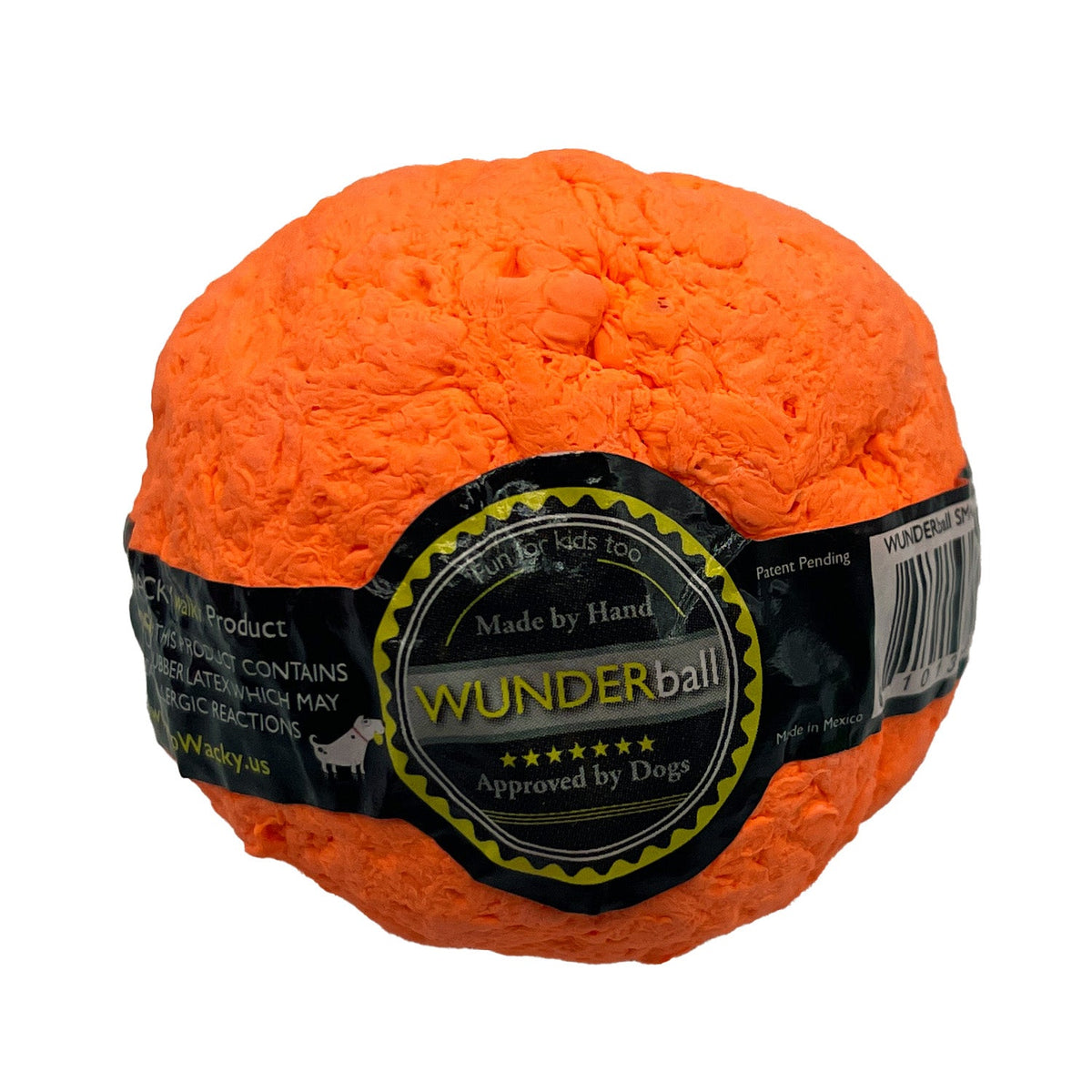 The WUNDERball Natural Rubber Fetch Ball
